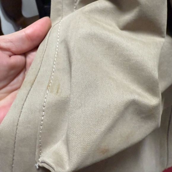 Lululemon Gathering Storm Long Jacket Beige Gray Sz 12 - Picture 4 of 8